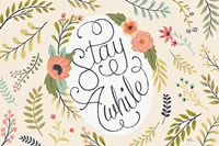 Retro Garden I Fine Art Print