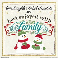 Winter Wonderland II on White Fine Art Print