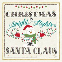 Winter Wonderland III on White Fine Art Print