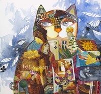 Collage Cat Fine Art Print