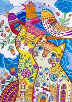 Summer Magic Birds Fine Art Print