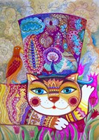 Cat in the Hat 2 Fine Art Print