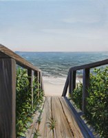 Beach Walk Way Fine Art Print