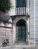 Green Door Fine Art Print