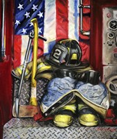 Symbols Of Heroism Fine Art Print