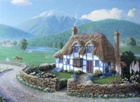 Country Cottage Fine Art Print