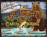 Big Bear Den Fine Art Print
