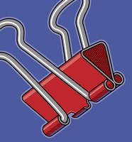 Paper Clip Office Supply Fine Art Print