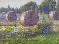 Hay Stacks Fine Art Print