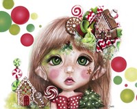 Ginger (Christmas) - MunchkinZ Elf Fine Art Print