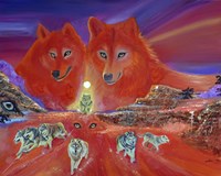 The Energy of the Wolves Fine Art Print