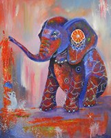 Elephant Festival Colour Fine Art Print