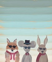 Hipster Animals Fine Art Print