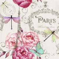 Paris Flower Market Pattern Fine Art Print