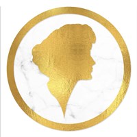 Gibson Girl Cameo right Fine Art Print