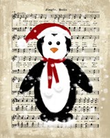Christmas Penguin Fine Art Print