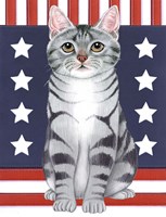 Patriot Cat Fine Art Print