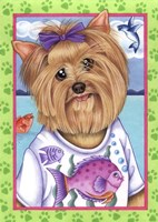 Yorkie Fish Fine Art Print