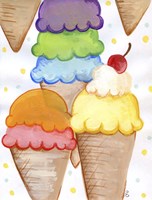 Floating Ice Cream Fine Art Print
