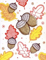 Acorn Rain Fine Art Print