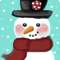Snowman Fine Art Print