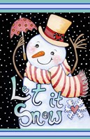 Snow Umbrella Fine Art Print