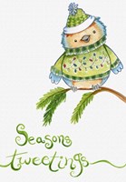 Blue Birds Branch Fine Art Print