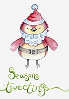 Santa Tweet Fine Art Print