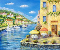 Cafe on the Water Fine Art Print
