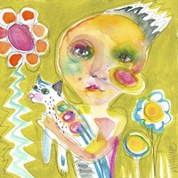 Lazy Old Cat Fine Art Print