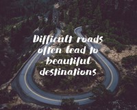 Difficult Roads Strength Forest Fine Art Print