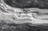 Currents Gray Black White Fine Art Print