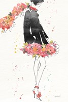 Floral Fashion IV v2 Fine Art Print