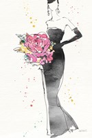 Floral Fashion III v2 Framed Print