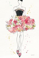 Floral Fashion II v2 Fine Art Print