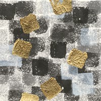 Gold Squares I Framed Print