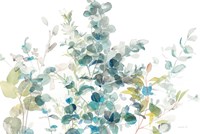 Eucalyptus I White Crop Fine Art Print