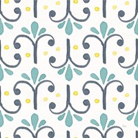 Garden Getaway Pattern XIV Fine Art Print