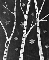 Snowy Birches III Fine Art Print