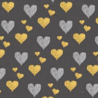 Coffee Cuties Pattern I B Fine Art Print