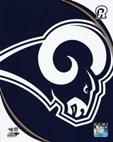 Los Angeles Rams Team Logo Framed Print