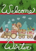 Woodland Express Welcome Winter Fine Art Print