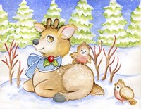Winter Friends Fine Art Print