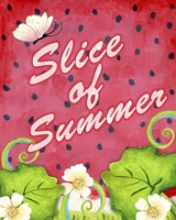 Slice of Summer Framed Print