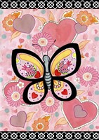 Butterfly Hearts Fine Art Print