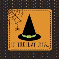 If The Hat Fits Outline Fine Art Print