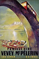 Funiculaire Vevey Mt. Pelerin Fine Art Print