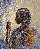 Tribal Colors Fine Art Print