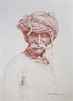 Portrait of a Man Fine Art Print