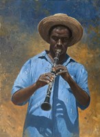 Clarinet Player Fine Art Print